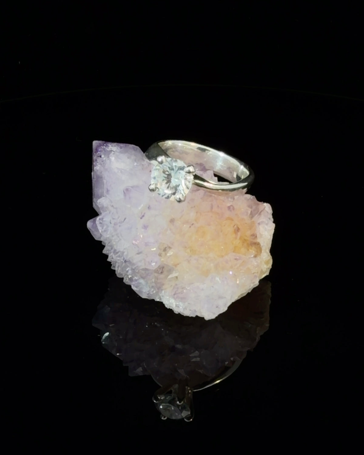 Cubic Zirconia Sterling Möbius