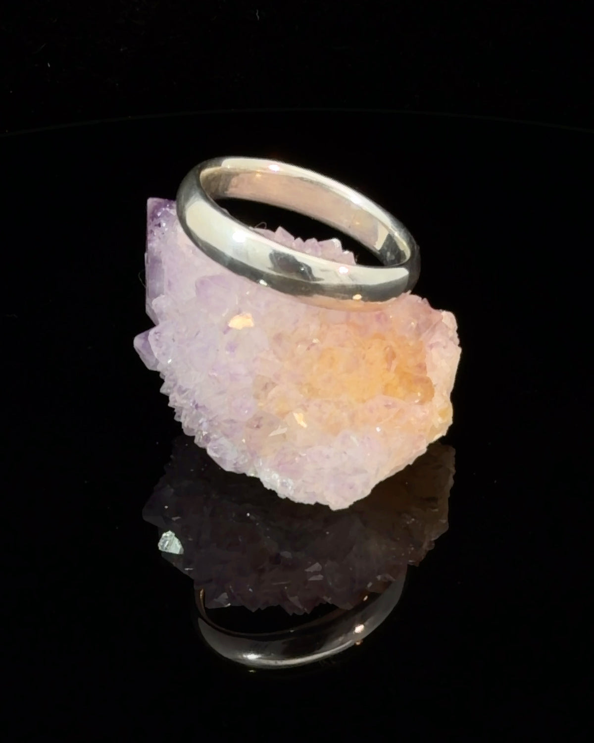 Classic Polished Silver Band Ring