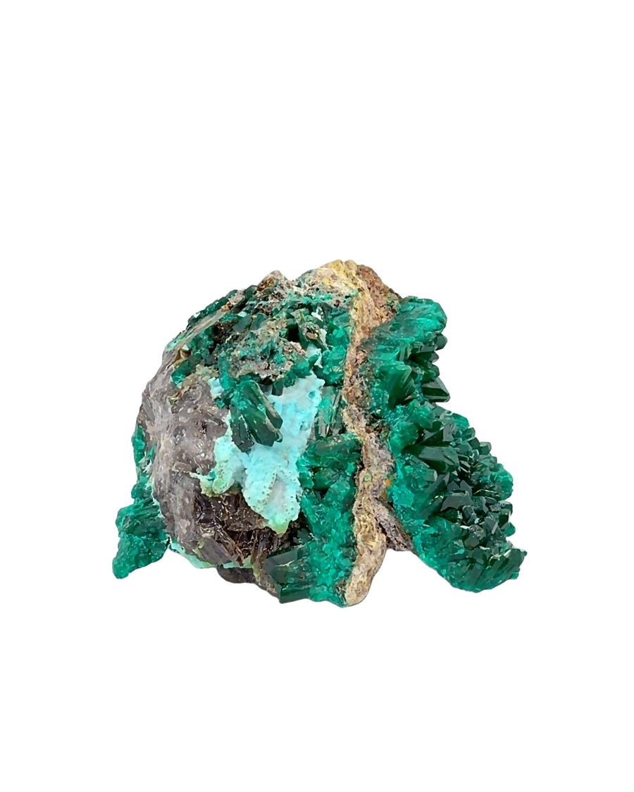 Dioptase Specimen on Matrix