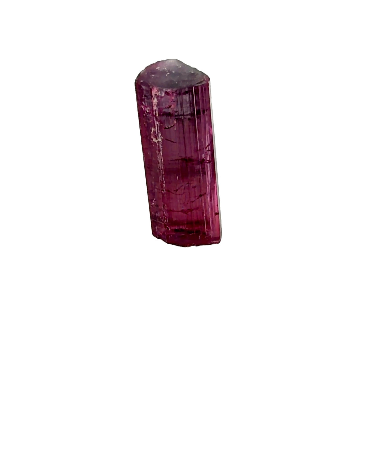 Purplish-Red Tourmaline Crystal Specimen