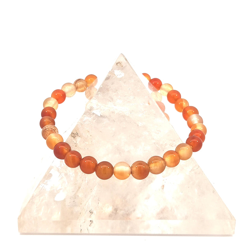 Stretch Bracelet - Carnelian