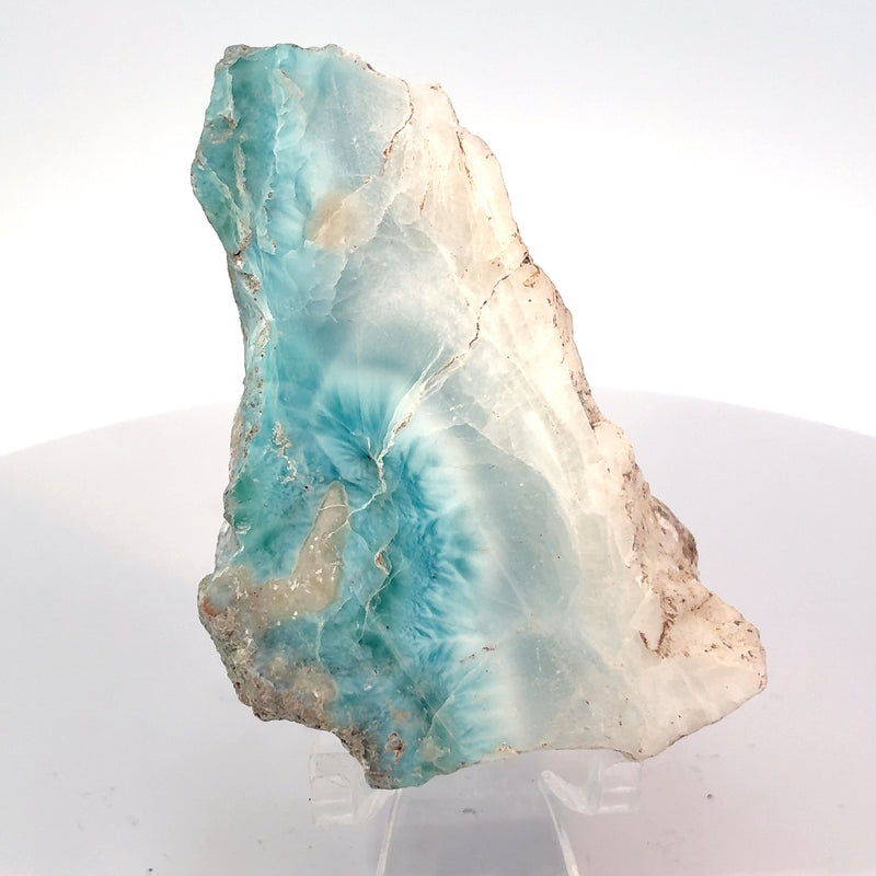 Larimar Slab from the Dominican Republic – 83.5g Natural Blue Stone Specimen