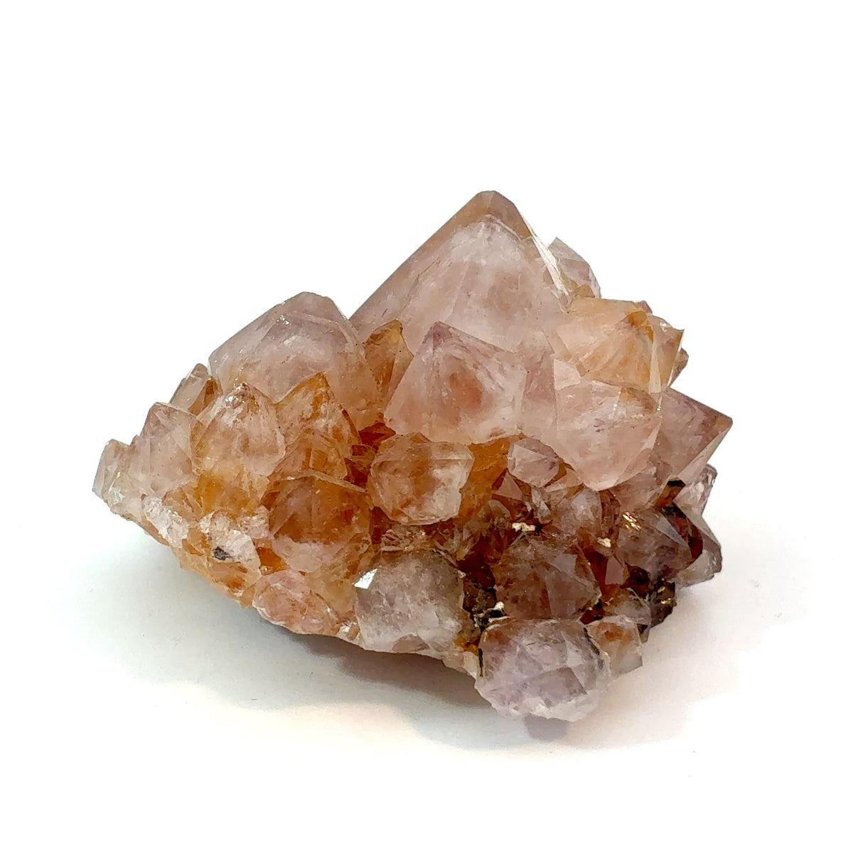 Natural Spirit Amethyst crystal cluster from South Africa with secondary crystal growth, 49.9 grams, 45 x 41 x 30 mm