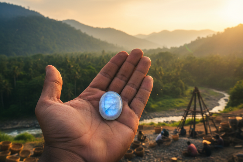 Moonstone: From Sri Lanka to Your Hand