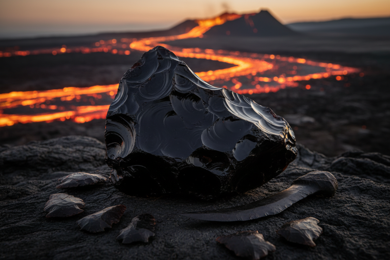 Obsidian: Volcanic Glass with a Long Human Story