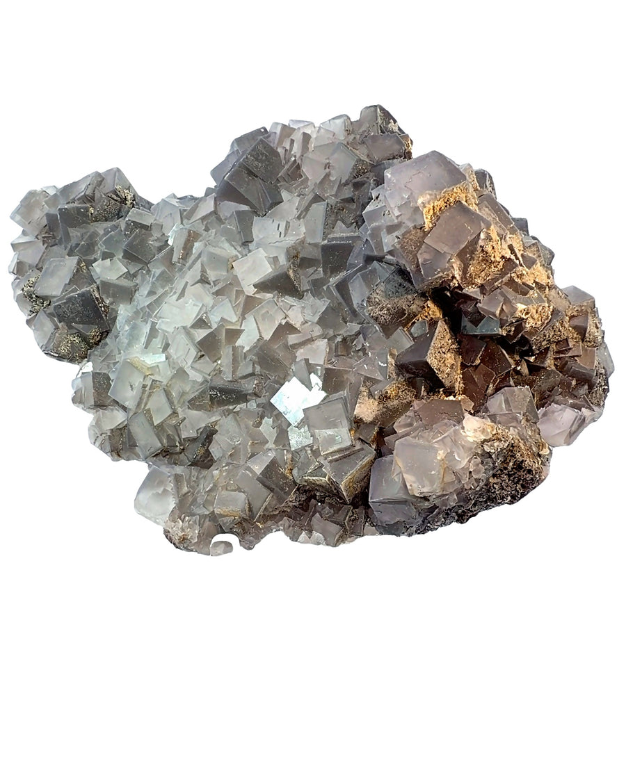 Fluorite Mineral Crystal Specimen Cluster