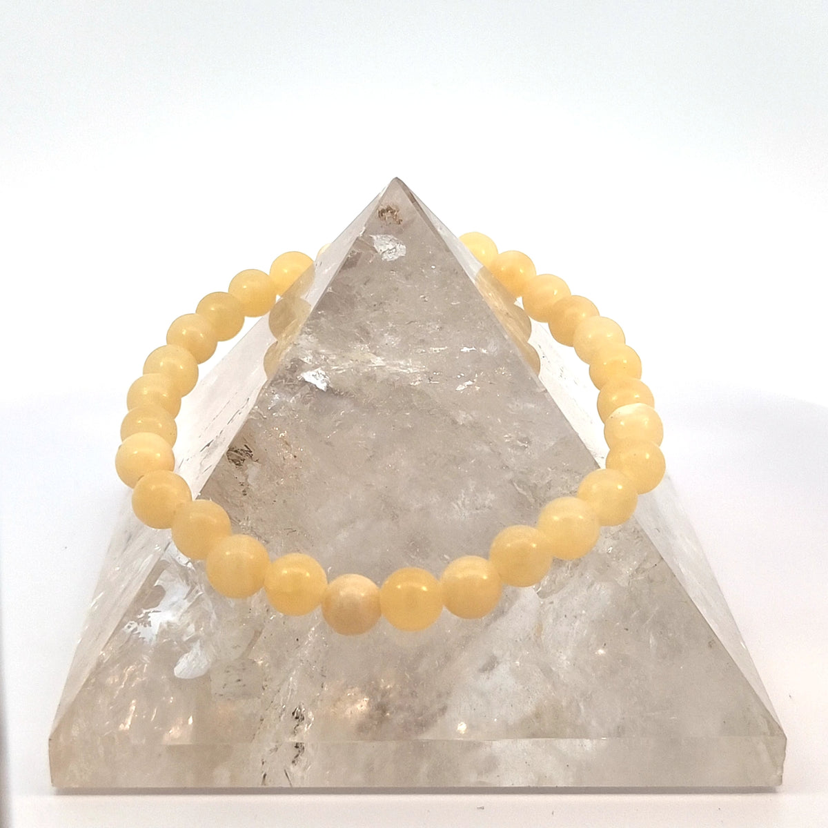 Stretch Bracelet - Honey Calcite