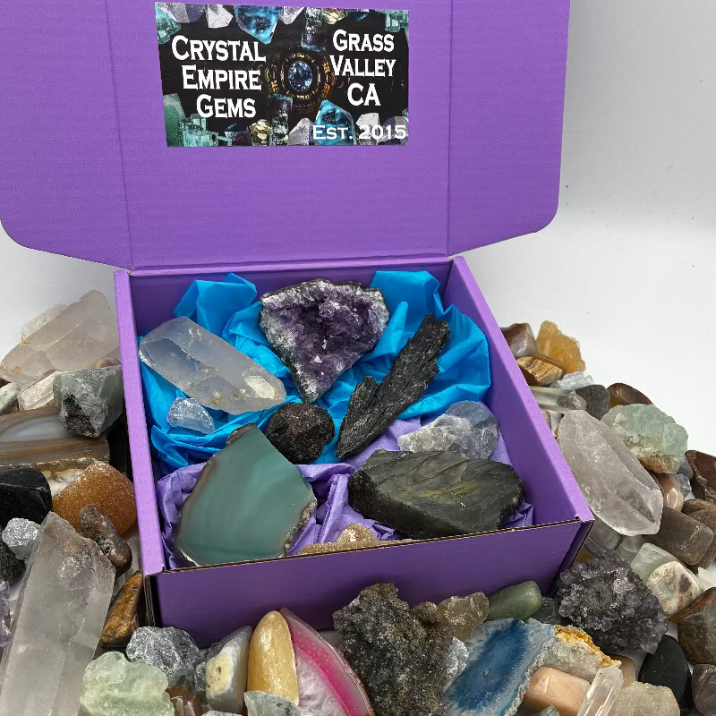 Mystery Crystal & Gem Box | Natural Gemstones & Minerals