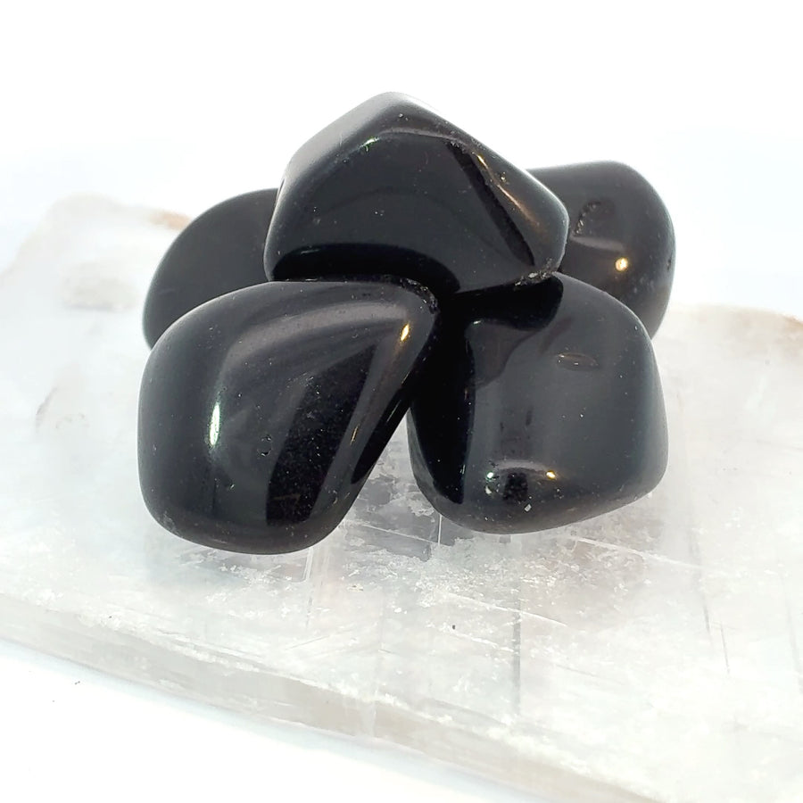 Tumbled Black Obsidian