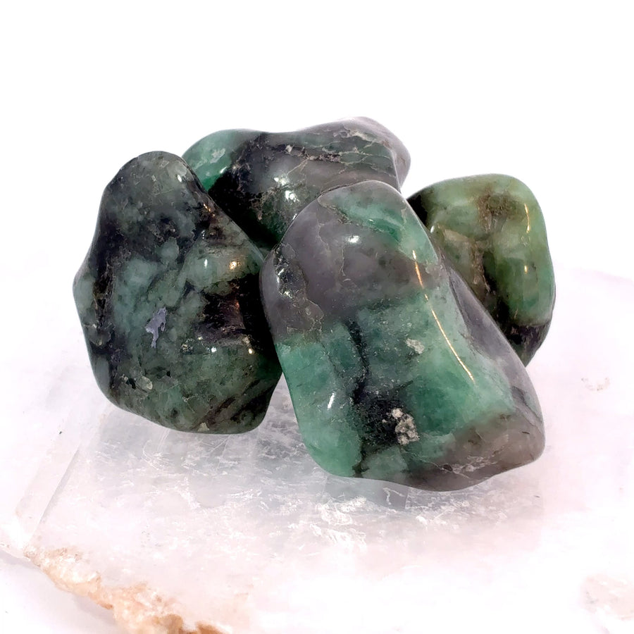 Tumbled Emerald