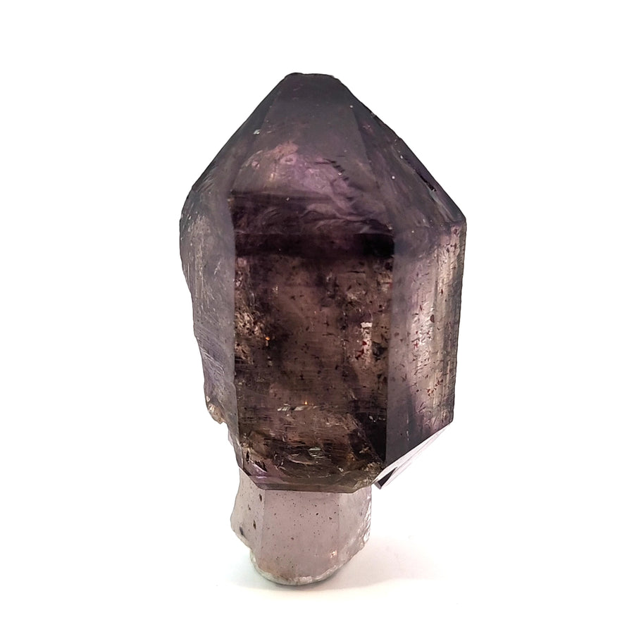 Zimbabwe Amethyst Scepter Crystal with Hematite & Enhydros