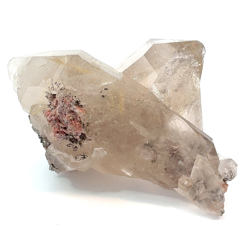 Natural Rutilated Quartz crystal specimen from Brazil, 133 grams, measuring 71 x 51 x 41 mm