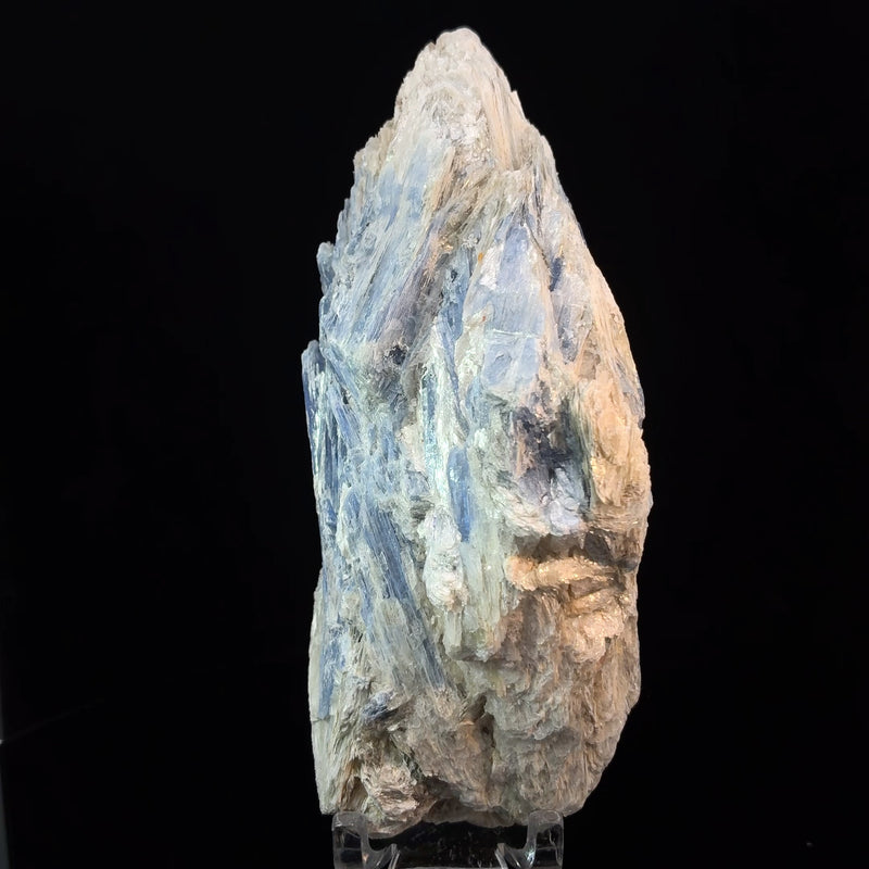 Natural blue kyanite crystal mineral specimen from Brazil, 242 grams, measuring 107 x 47 x 39 mm
