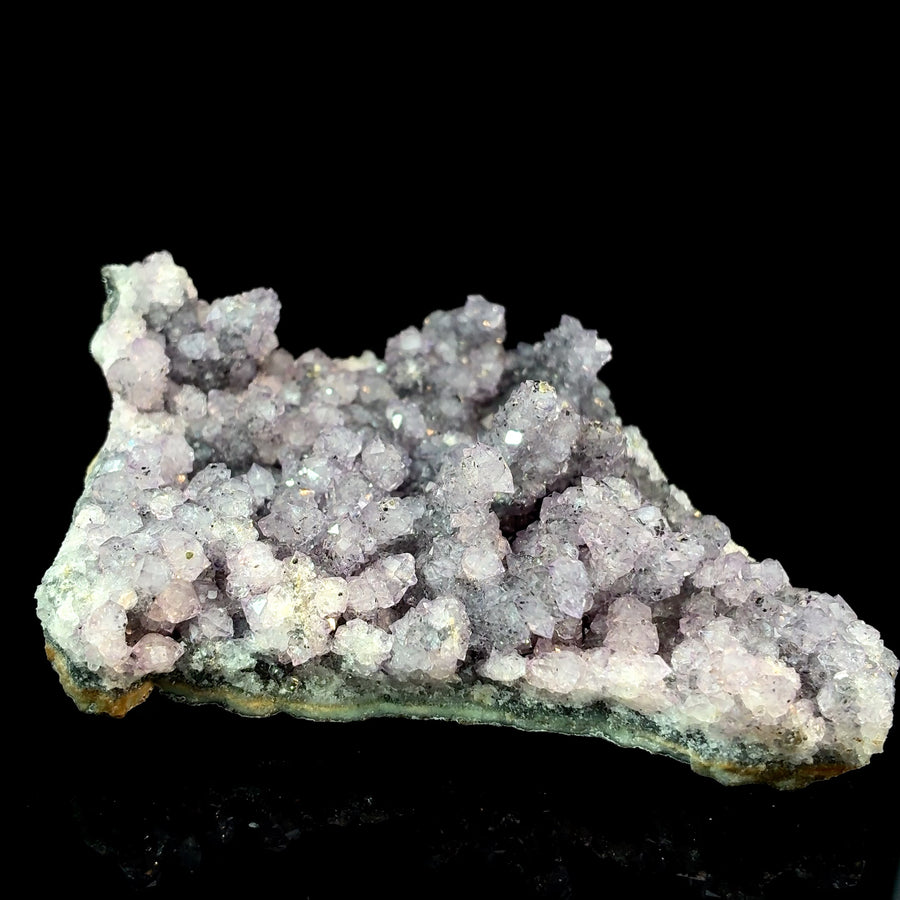 Natural Amethyst stalactite crystal specimen from Uruguay with tubular growth, 121 grams, 81 x 70 x 28 mm