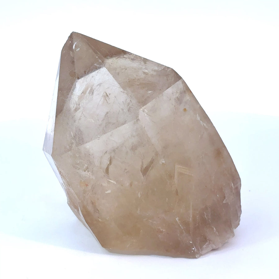Natural Kundalini Citrine crystal from Congo, Africa, 112 gram Quartz mineral specimen measuring 59 x 44 x 35 mm