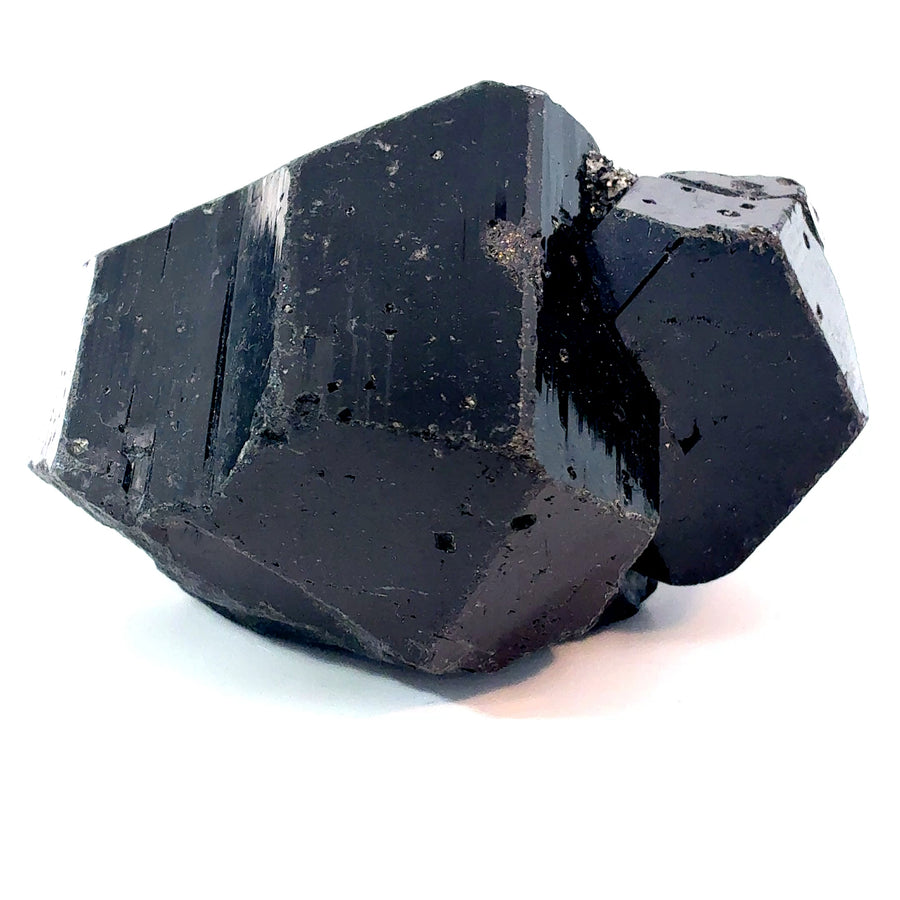Natural well-terminated Black Tourmaline crystal specimen from Namibia, Africa, 157 grams, measuring 65 x 40 x 41 mm