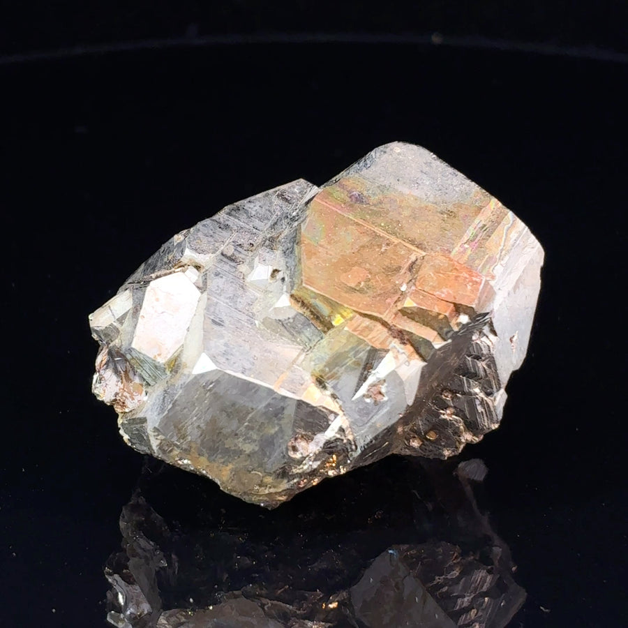 Natural Pyrite crystal specimen from Spruce Ridge, Washington with high metallic luster, 51.8 grams, 35 x 29 x 23 mm